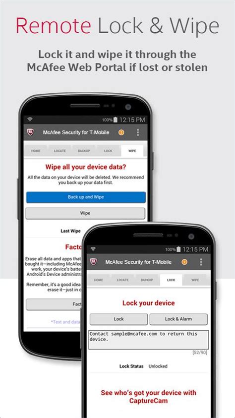 McAfee® Security for T.